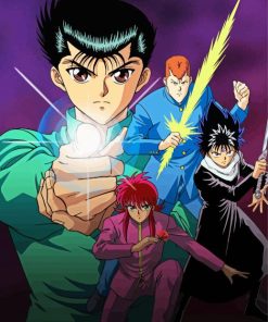 Yu Yu Hakusho Anime paint by number