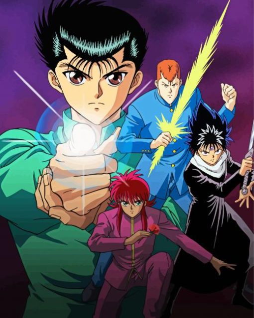 Yu Yu Hakusho Anime paint by number