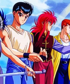 Yu Yu Hakusho Anime paint by number