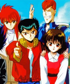 Yu Yu Hakusho Characters paint by number