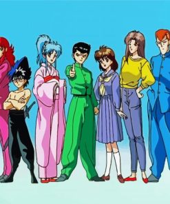 Yu Yu Hakusho Manga Series paint by number