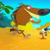 Zig And Sharko Cartoon Series paint by number