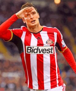 Adam Johnson Sunderland AFC paint by number