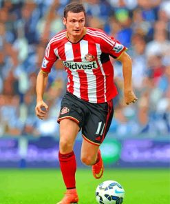 Adam Johnson Sunderland A.F.C paint by number