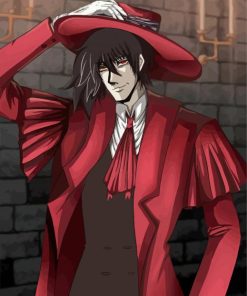 Alucard Hellsing Anime paint by number