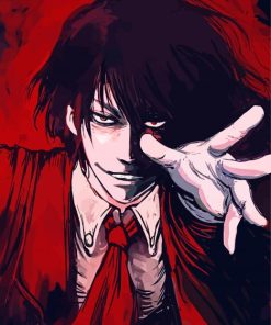 Alucard Hellsing Art paint by number