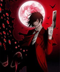 Alucard Hellsing Character paint by number