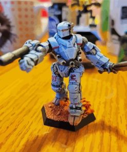 Battletech Black Knight Game paint by number