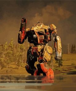 Battletech Heavy Metal paint by number