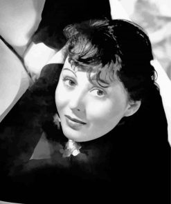 Black And White Luise Rainer Actress paint by number