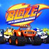 Blaze And The Monster Machines Poster paint by number