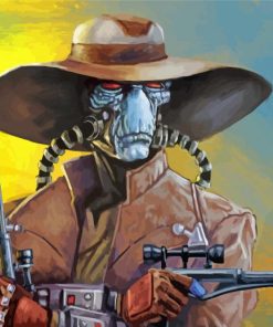 Cad Bane Art paint by number