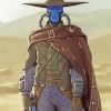 Cad Bane Star Wars paint by number