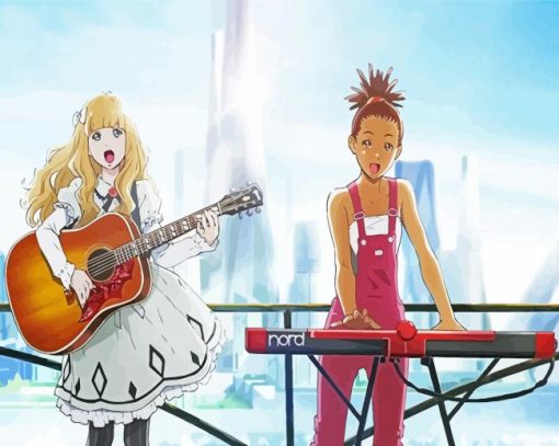 Carole And Tuesday Anime paint by number