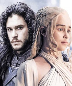 Daenerys And Jon paint by number