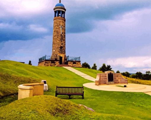 Derbyshire Uk Monument paint by number