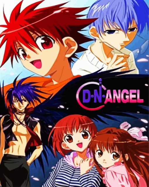 Dn Angel Anime Poster paint by number