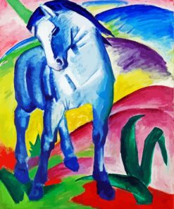 Franz Marc Blue Horse paint by number