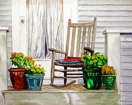 Front Porch By Parker Jim paint by number