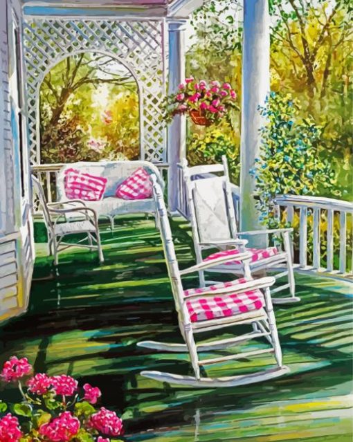 Front Porch paint by number