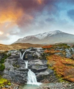 Glencoe Mountains paint by number