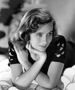 Gorgeous Teresa Wright paint by number