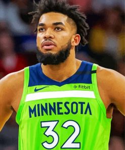 Karl Anthony Towns Minnesota Player paint by number