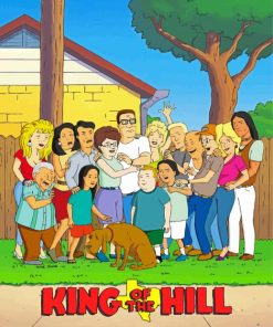 king Of The Hill Poster paint by number