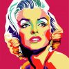 Marilyn Monroe Pop Art paint by number