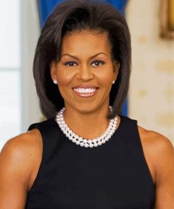 Michelle Obama Portrait paint by number