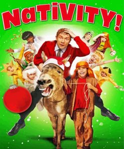 Nativity Movie paint by number