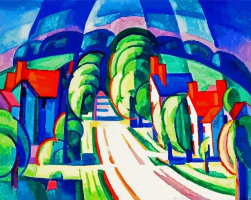 Oscar Bluemner paint by number