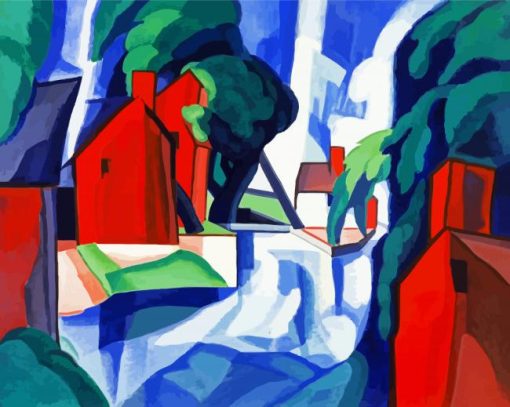 Oscar Bluemner Art paint by number