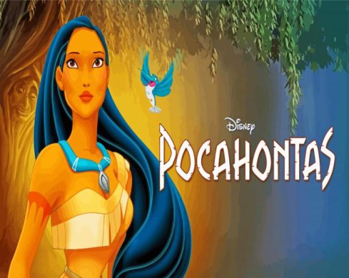 Pocahontas Disney Animation paint by number