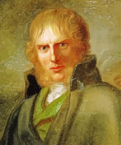 Portrait Of Caspar David Friedrich paint by number