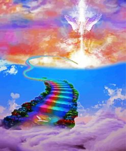 Rainbow Bridge paint by number