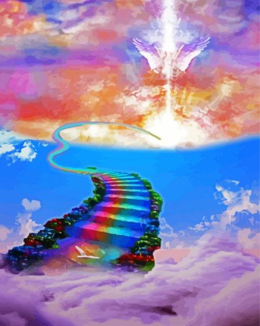 Rainbow Bridge paint by number