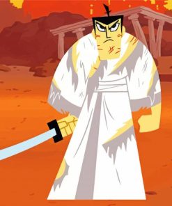 Samurai Jack paint by number