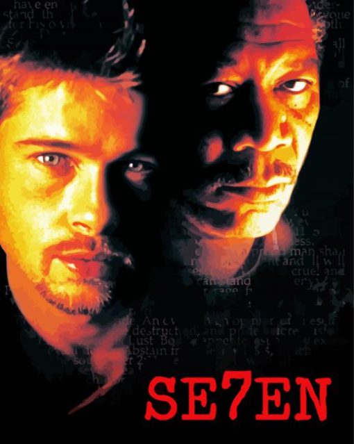 Se7en Movie Poster paint by number