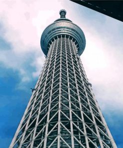 Skytree Japan paint by number