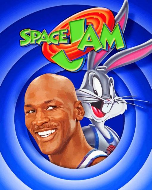 Space Jam Poster paint by number