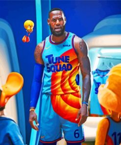 Space Jam Movie Characters paint by number