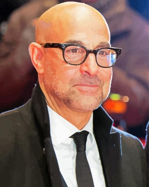 Stanley Tucci paint by number