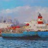 Tanker Ships Art paint by number