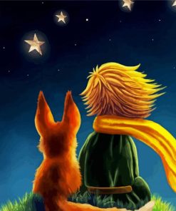 The Little Prince Art Fox paint by numbers