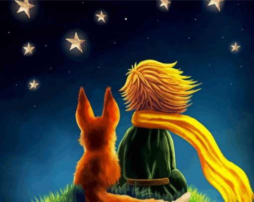 The Little Prince Art Fox paint by numbers