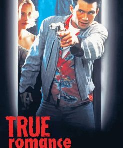 True Romance Movie Poster paint by number