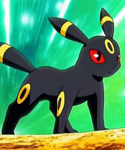 Umbreon Pokemon paint by number