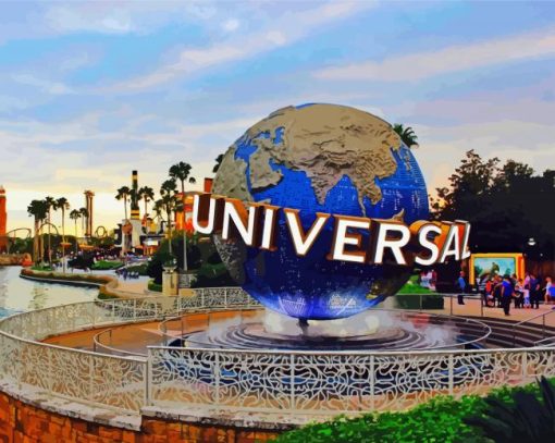 Universal Studios In Orlando paint by number