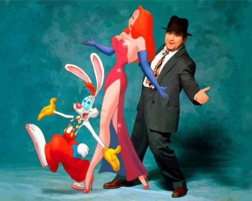 Who Framed Roger Rabbit Disney paint by number